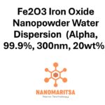 Fe2O3 Iron Oxide Nanopowder Water Dispersion  (Alpha, 99.9%, 300nm, 20wt%)