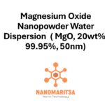 Magnesium Oxide Nanopowder Water Dispersion  ( MgO, 20wt%, 99.95%, 50nm)