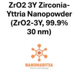 ZrO2 3Y Zirconia-Yttria Nanopowder  (ZrO2-3Y, 99.9%, 30 nm)