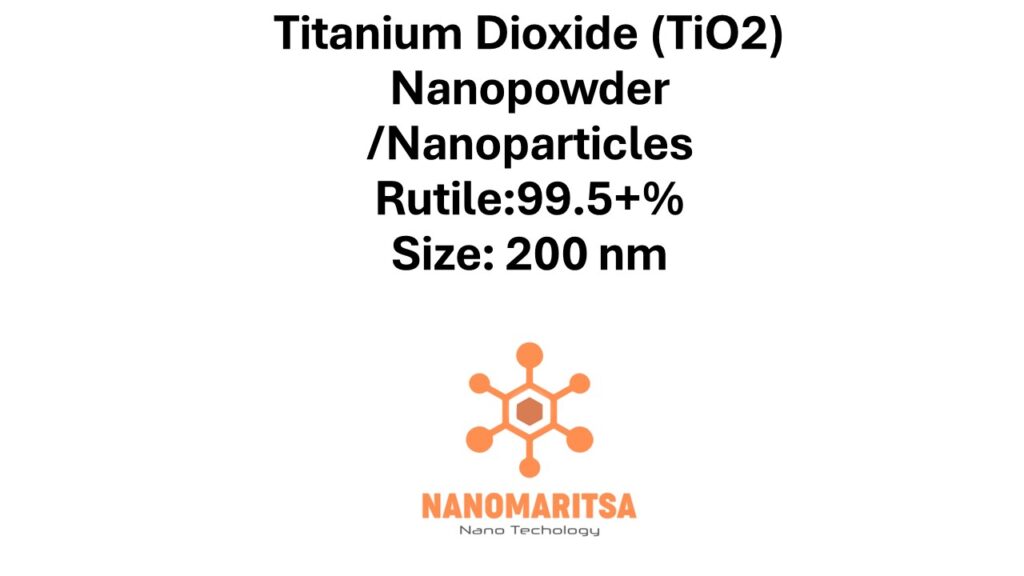 Titanium Dioxide (TiO2) Nanopowder /Nanoparticles, Rutile:99.5+%, Size ...