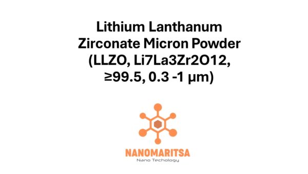 Lithium Lanthanum Zirconate Micron Powder  (LLZO, Li7La3Zr2O12, ≥99.5, 0.3 -1 µm)